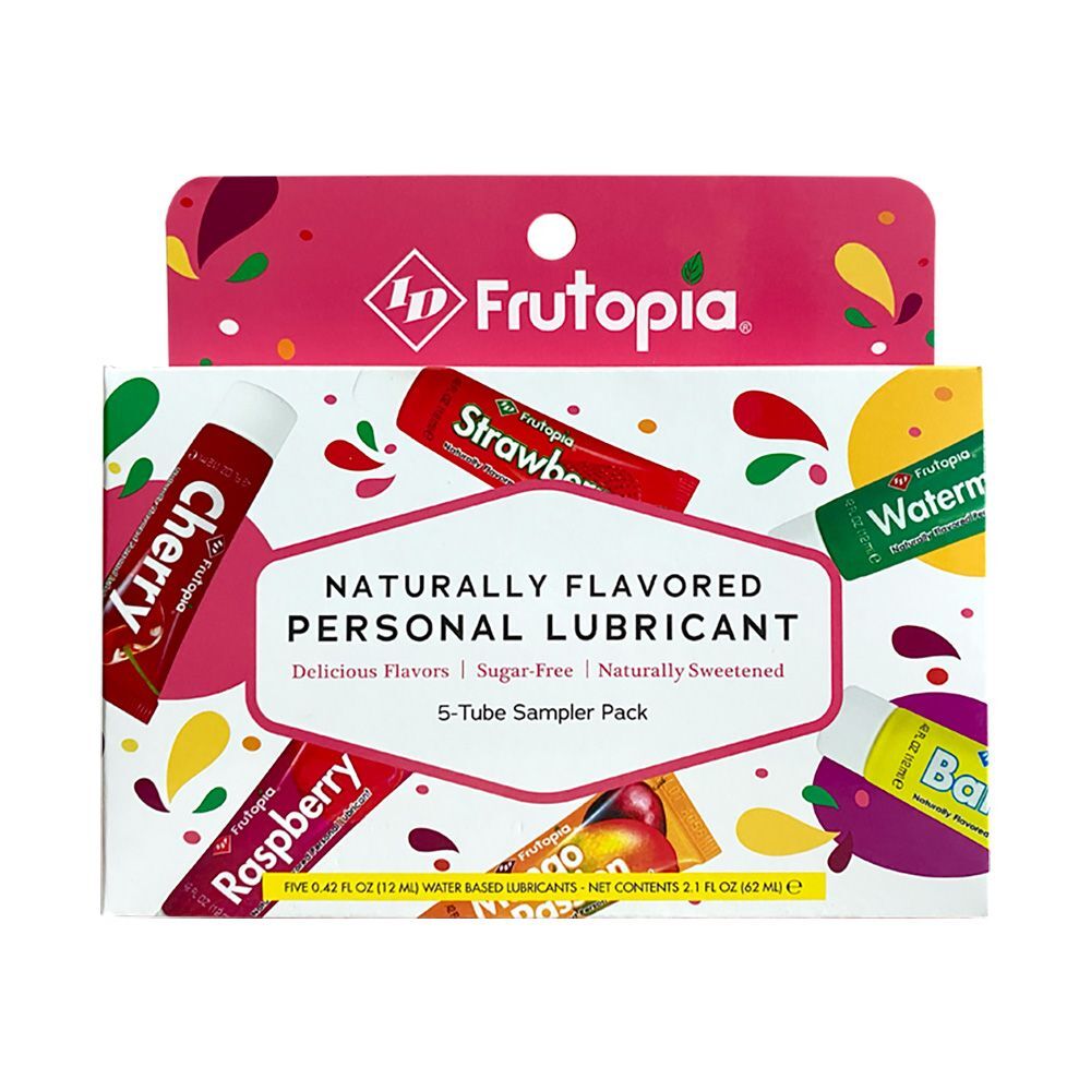 ID Frutopia Assorted 5 Tube Sampler Pack – Explore Enhanced Intimacy | Discreet UK Shipping