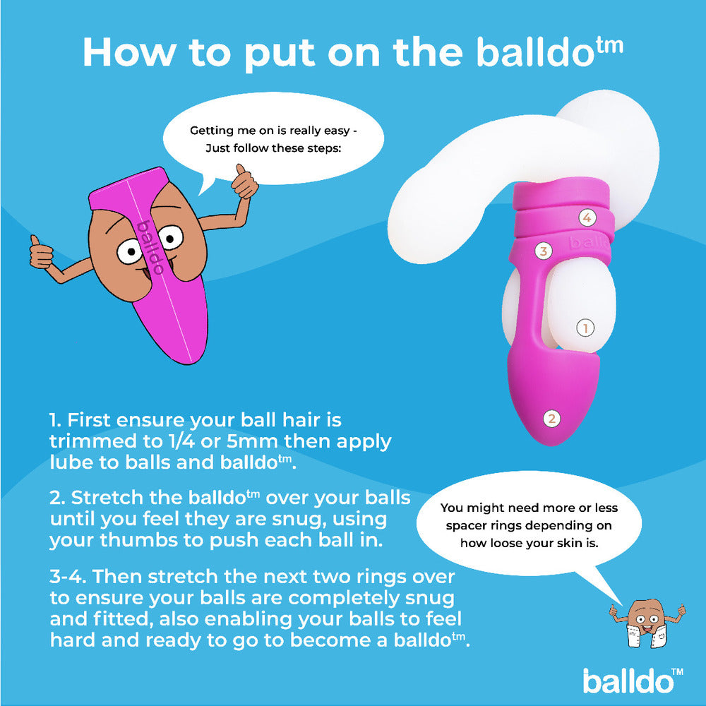 Balldo The Worlds First Ball Dildo Purple – Explore Enhanced Intimacy | Discreet UK Shipping