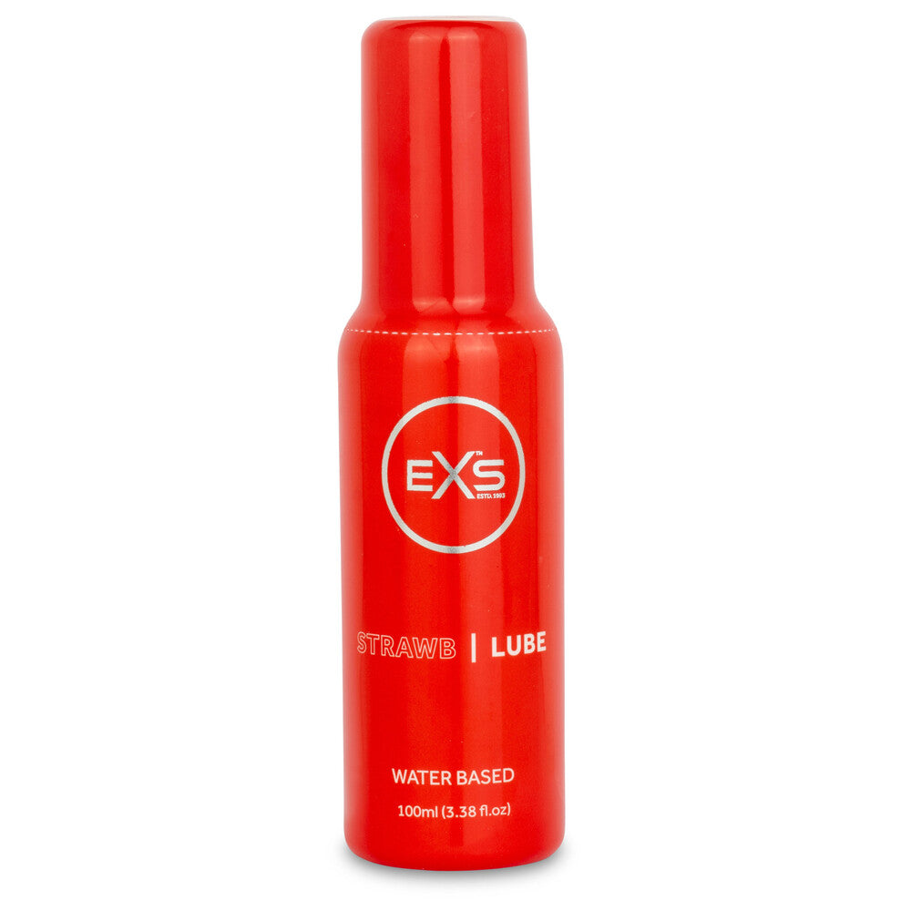 EXS Premium Strawberry Lubricant 100ml – product image for adult pleasure and intimacy
