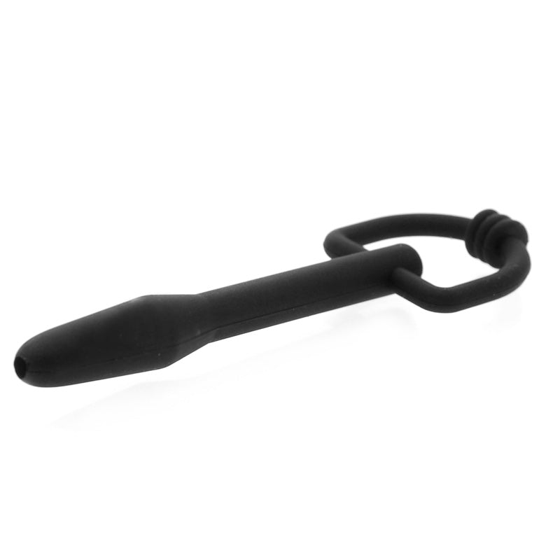 The Hallows Silicone CumThru DRing Penis Plug – product image for adult pleasure and intimacy