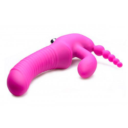 Regal Rider Vibrating Silicone Strapless Strap On Triple G Dildo – Explore Enhanced Intimacy | Discreet UK Shipping