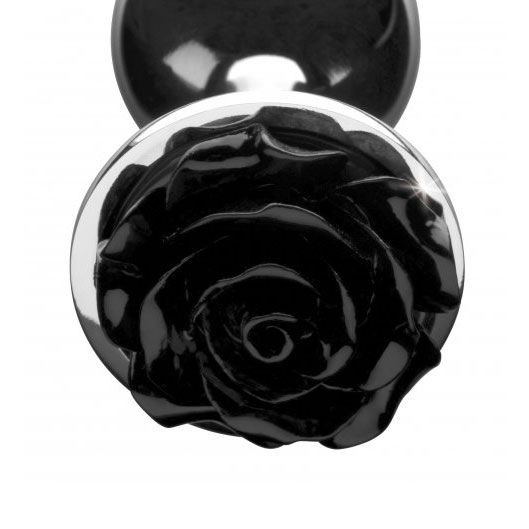 Booty Sparks Black Rose Anal Plug Large – Explore Enhanced Intimacy | Discreet UK Shipping