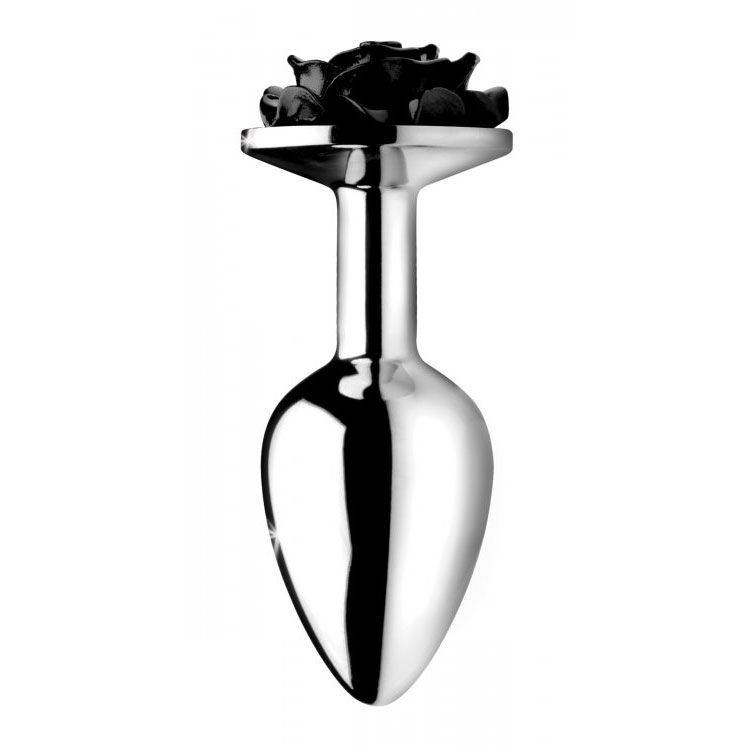 Booty Sparks Black Rose Anal Plug Small – Explore Enhanced Intimacy | Discreet UK Shipping