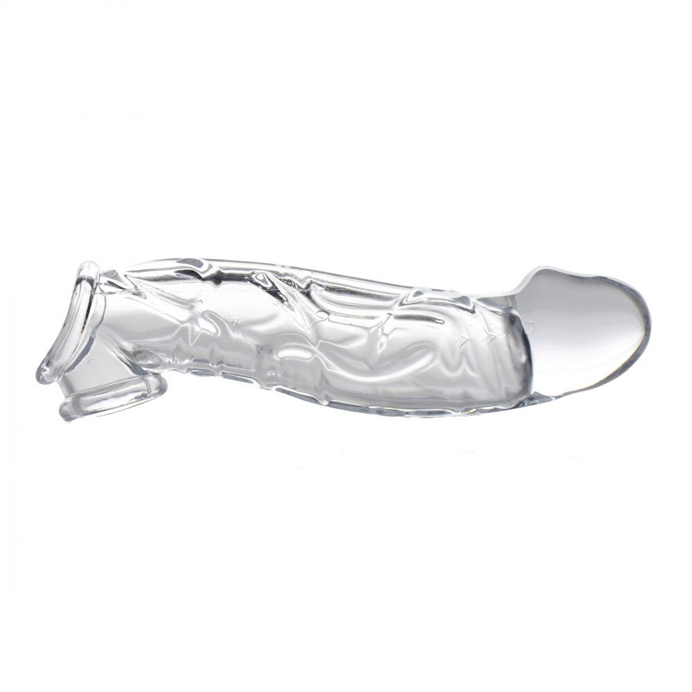 Size Matters 2 Inch Clear Penis Extender Sleeve – product image for adult pleasure and intimacy