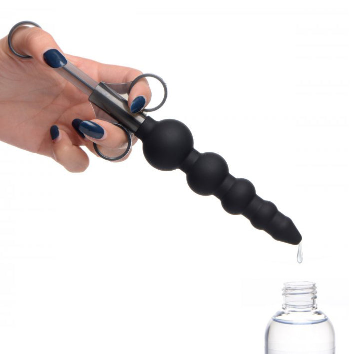 Master Series Silicone Graduated Beads Lube Launcher – Explore Enhanced Intimacy | Discreet UK Shipping