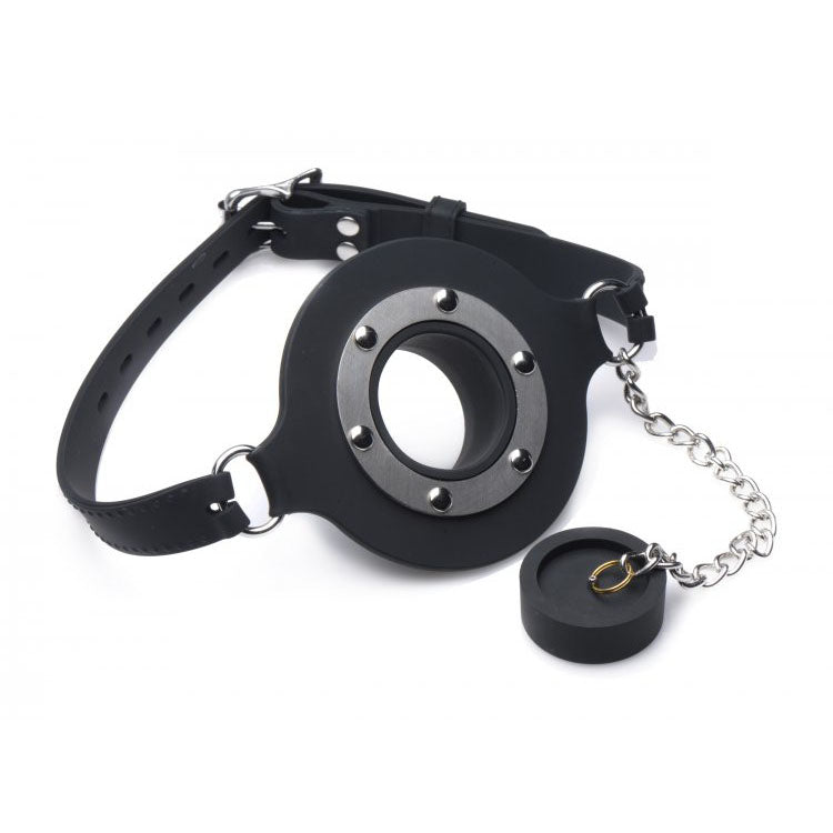 Pie Hole Silicone Feeding Gag – product image for adult pleasure and intimacy