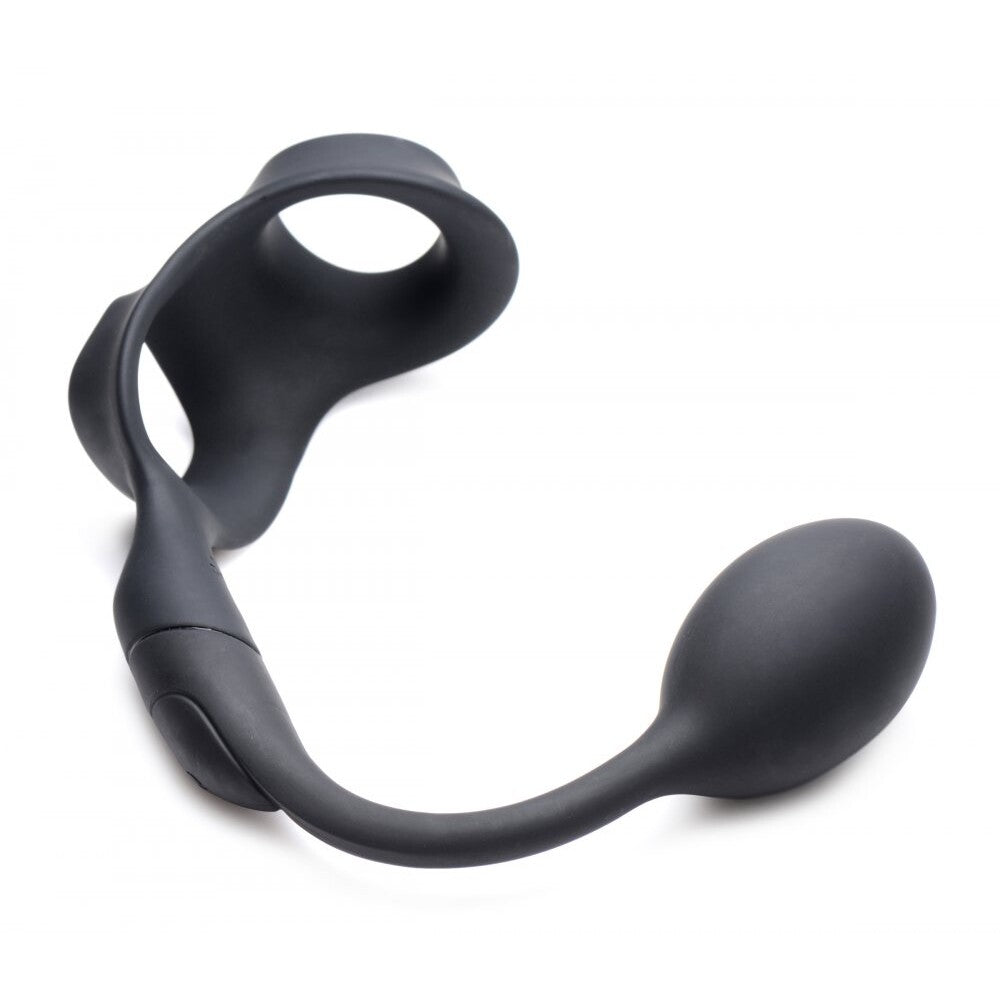 Alpha Pro 10X P Bomb Cock and Ball Ring With Anal Plug – product image for adult pleasure and intimacy