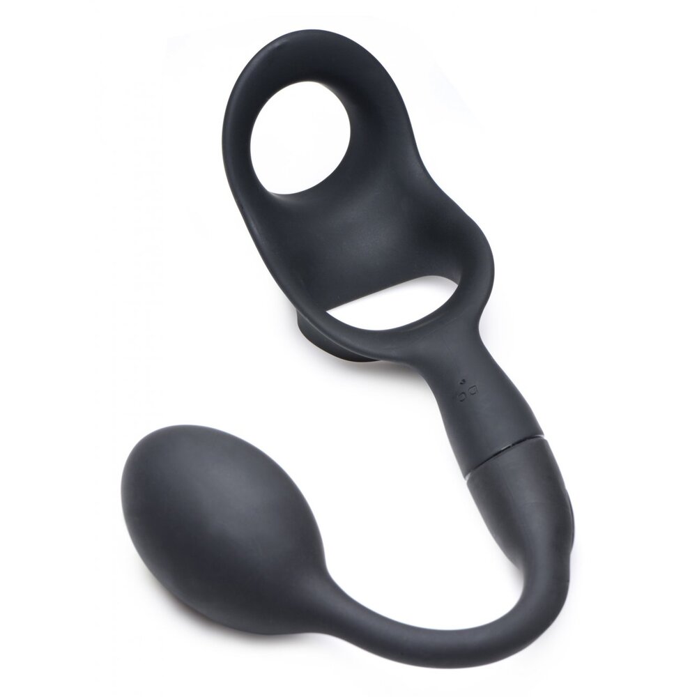 Alpha Pro 10X P Bomb Cock and Ball Ring With Anal Plug – Explore Enhanced Intimacy | Discreet UK Shipping