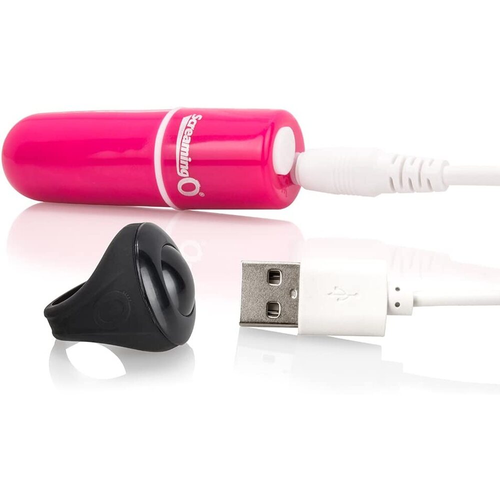Screaming O Charged Vooom Pink Remote Control Bullet Vibe – Explore Enhanced Intimacy | Discreet UK Shipping