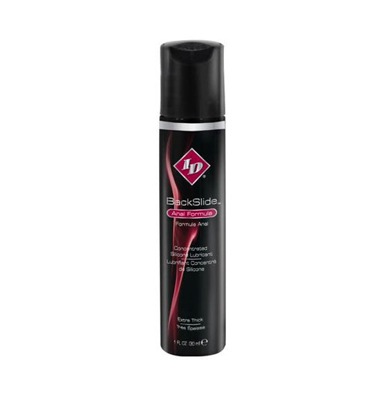 ID BackSlide Anal Formula 1floz/30mls Lubricant – product image for adult pleasure and intimacy