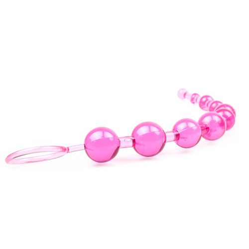 Pink Chain Of 10 Anal Beads – Explore Enhanced Intimacy | Discreet UK Shipping