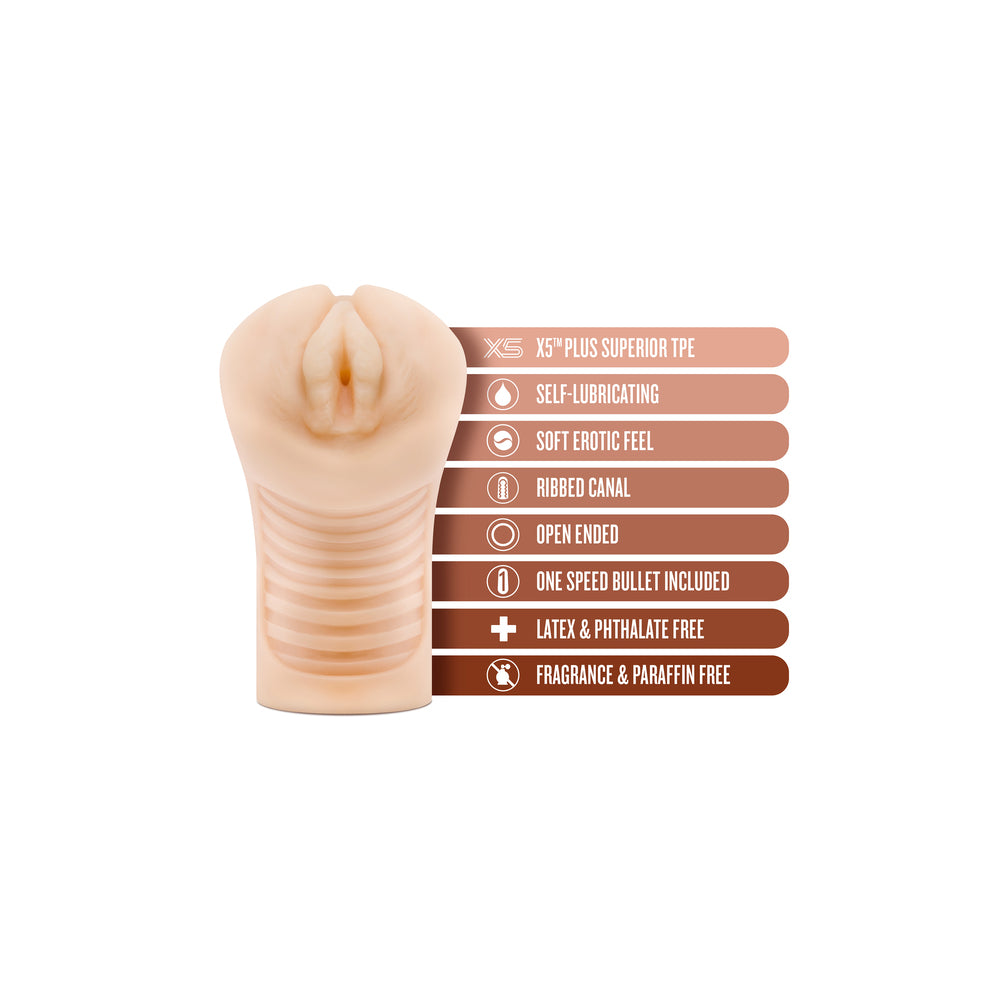 M Elite Soft and Wet Annabella Self Lubricating Masturbator – Explore Enhanced Intimacy | Discreet UK Shipping