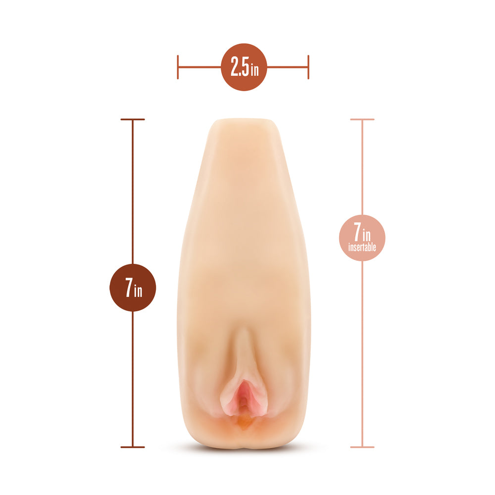 M Elite Soft and Wet Natasha Self Lubricating Masturbator – Explore Enhanced Intimacy | Discreet UK Shipping