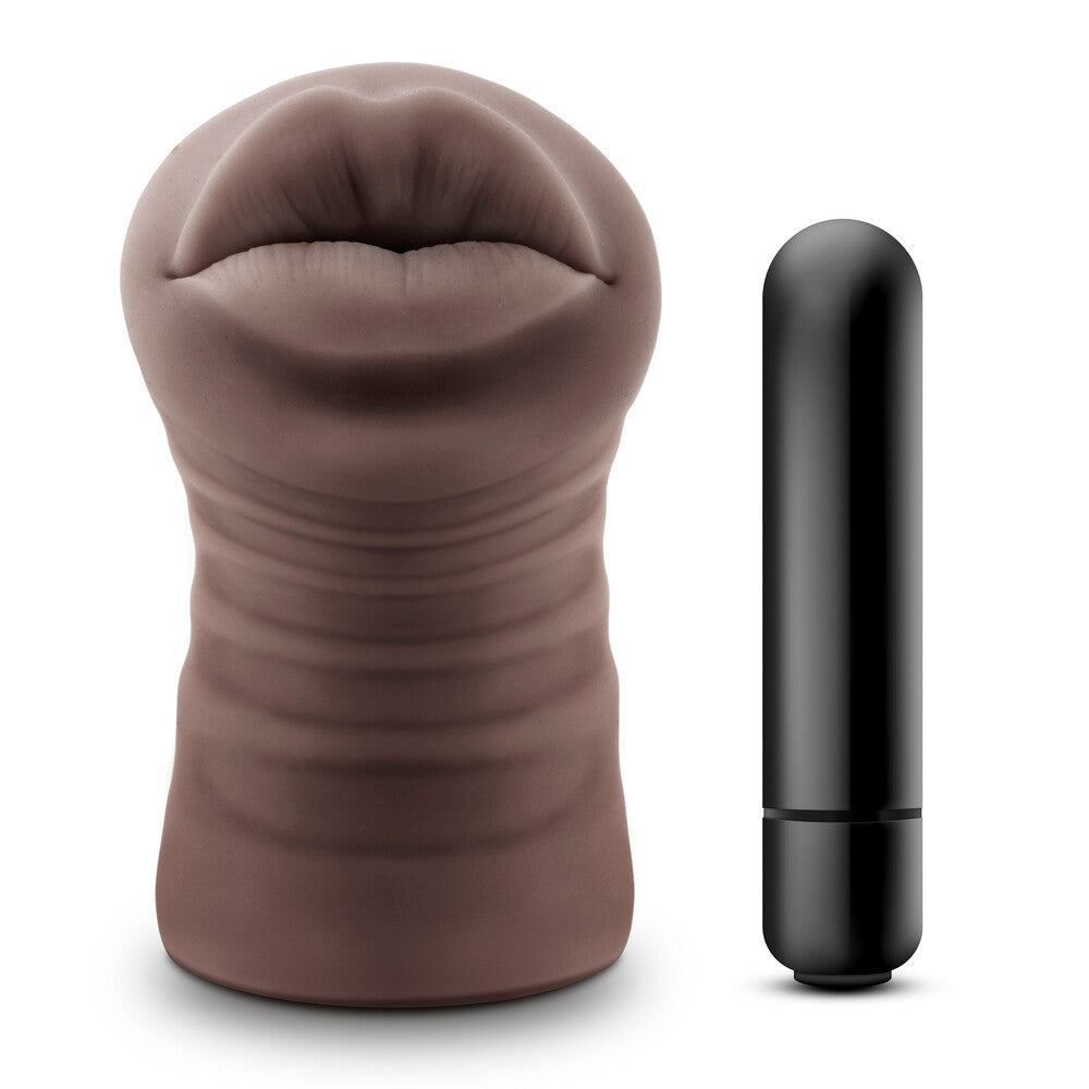 Hot Chocolate Renee Mouth Vibrating Masturbator – product image for adult pleasure and intimacy