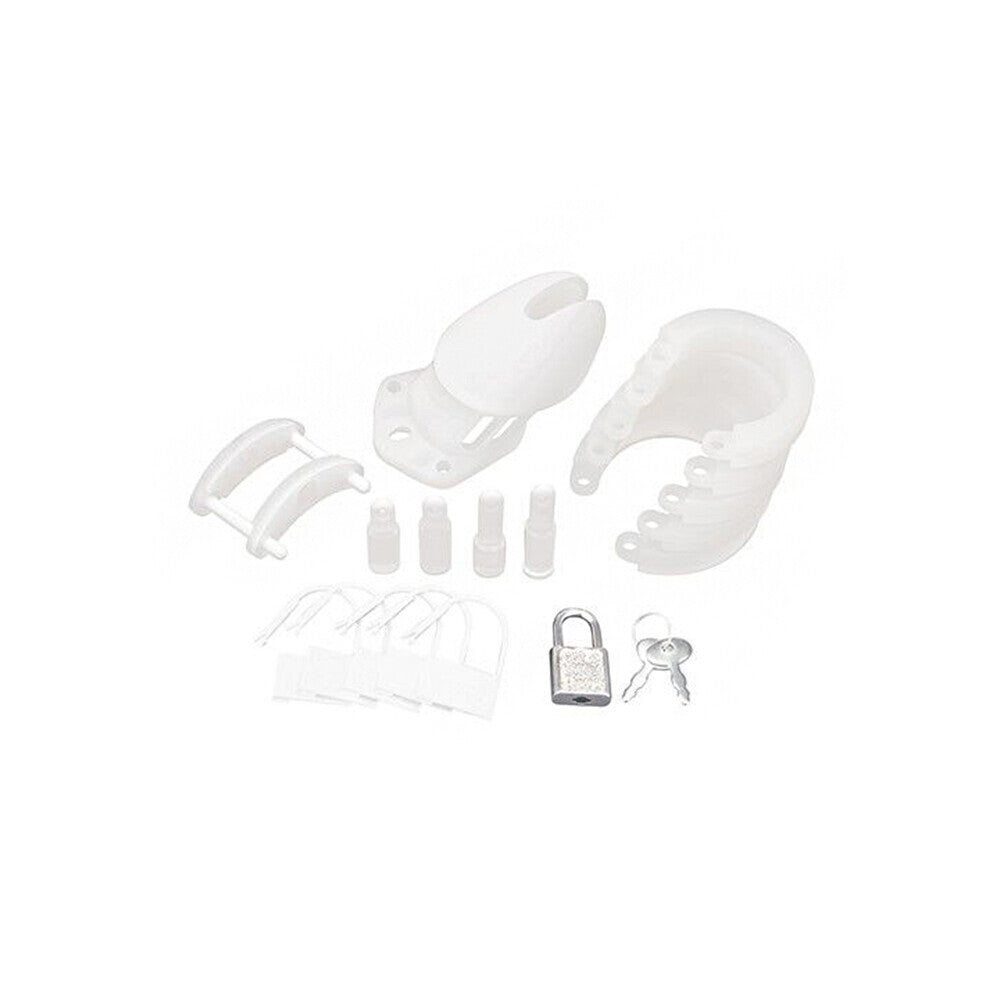 Blue Line Silicone Chastity Cage – Explore Enhanced Intimacy | Discreet UK Shipping