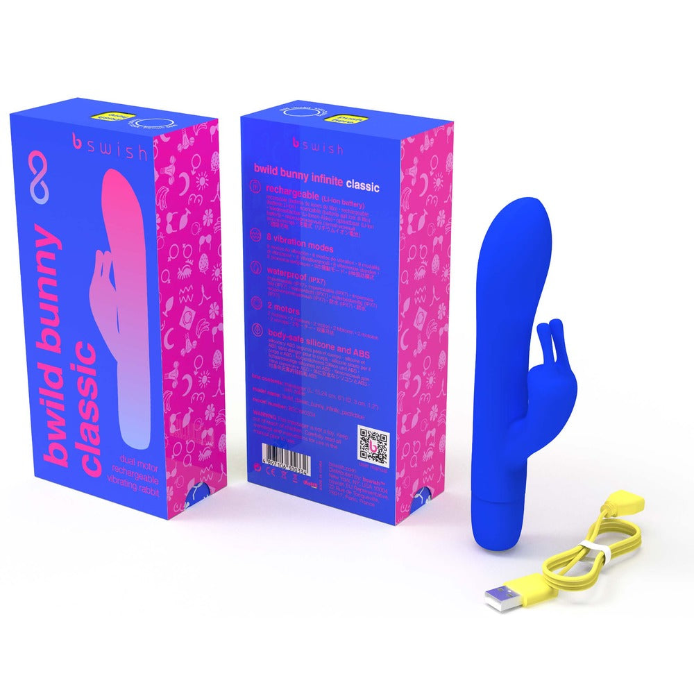 bswish Bwild Classic Bunny Blue – Explore Enhanced Intimacy | Discreet UK Shipping