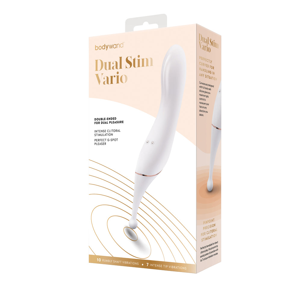 Bodywand Dual Stim Vario Clit Stimulator – App-Controlled Wand Vibrator | Premium Wireless UK Toy