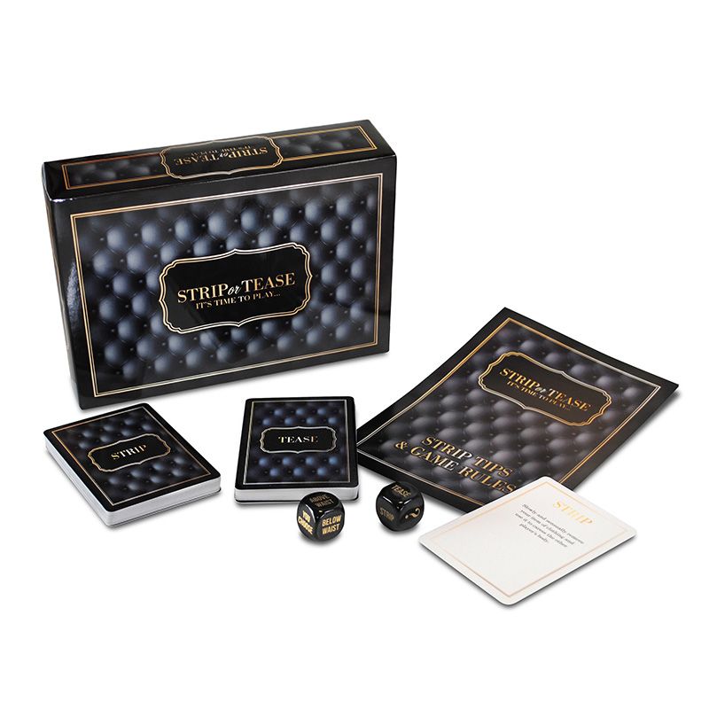 Strip Or Tease Game – adult bedroom game for couples fun and intimacy