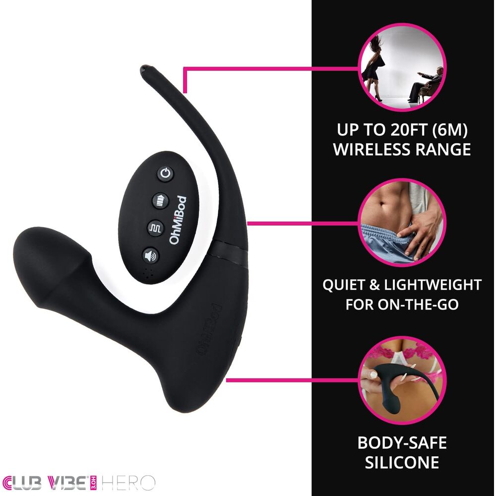 Ohmibod Clube Vibe 3.OH Hero – Explore Enhanced Intimacy | Discreet UK Shipping