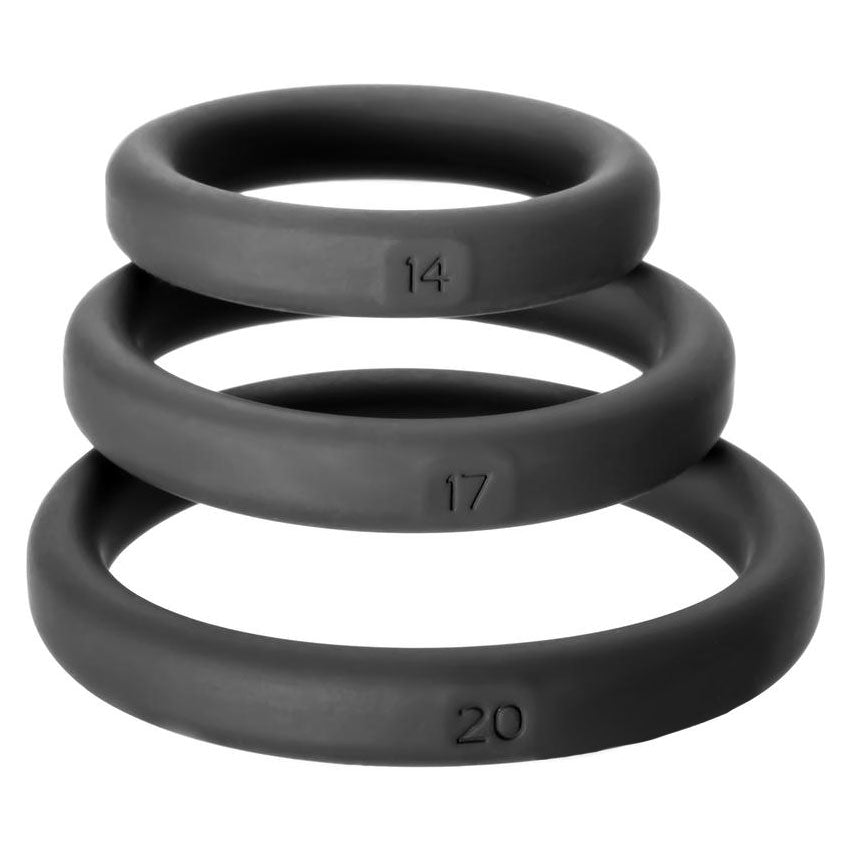 Perfect Fit XactFit Cockring Sizes 14, 17, 20 – product image for adult pleasure and intimacy