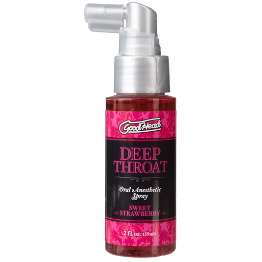 Good Head Deep Throat Spray Strawberry – product image for adult pleasure and intimacy