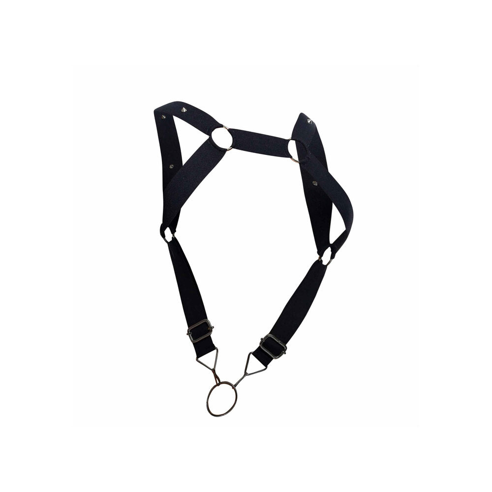 Male Basics Dngeon Straight Back Harness With Cockring – Explore Enhanced Intimacy | Discreet UK Shipping
