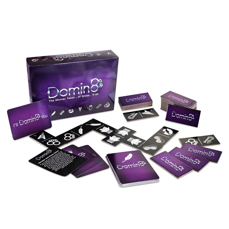 Lets play Domin8 Game – adult bedroom game for couples fun and intimacy