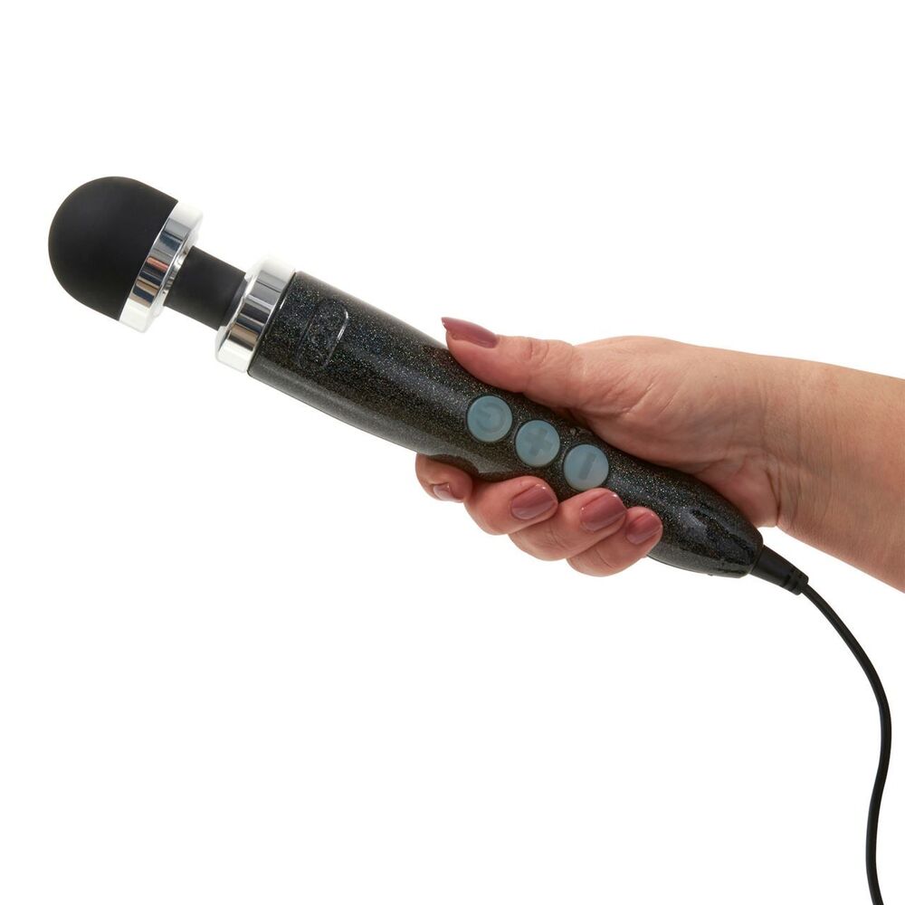 Doxy Wand Massager Number 3 Disco Black – App-Controlled Wand Vibrator | Premium Wireless UK Toy