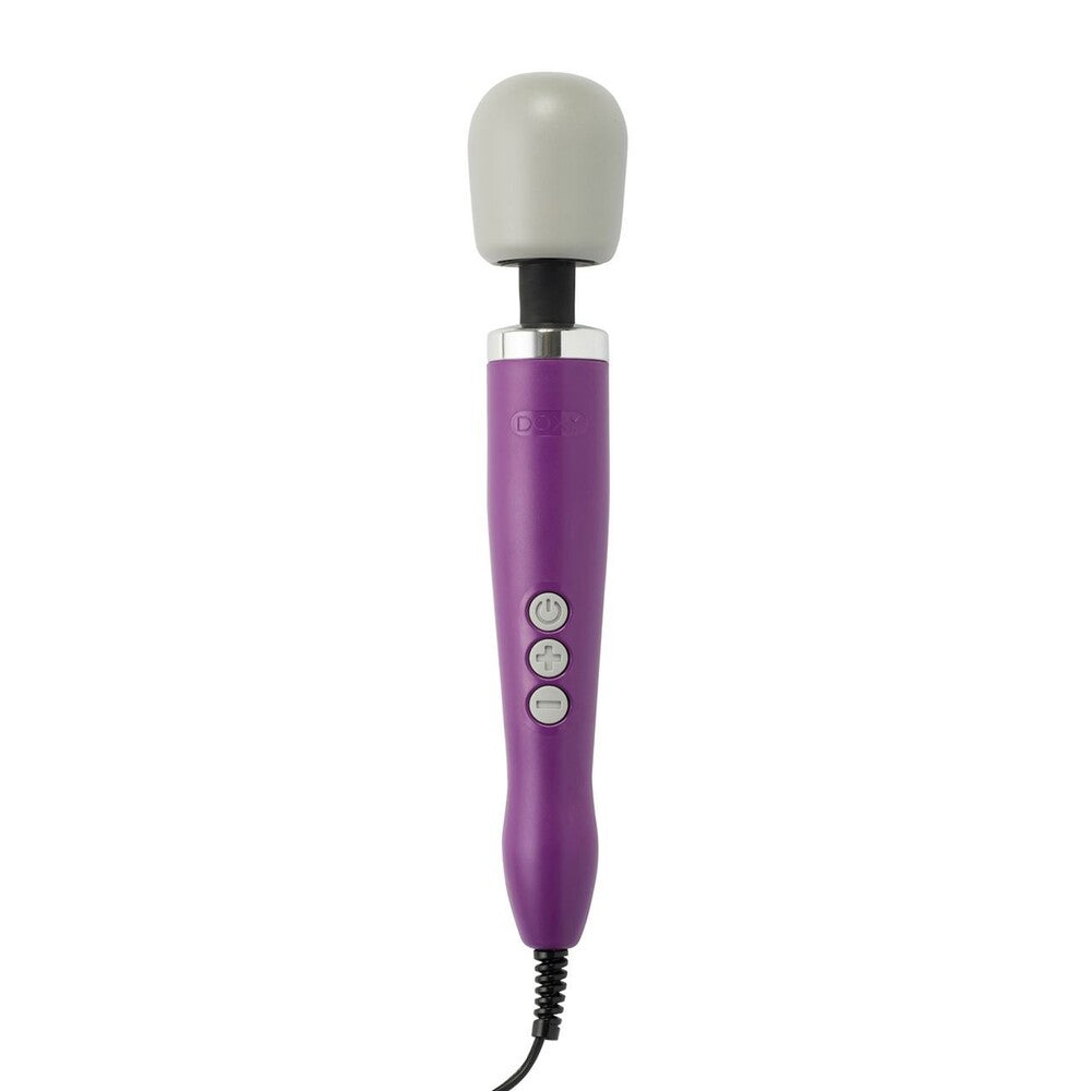 Doxy Wand Massager Purple – ergonomic wand massager for full-body stimulation