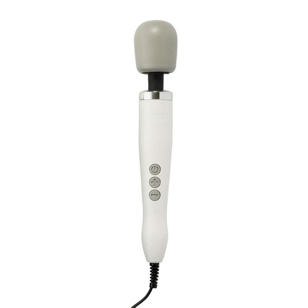 Doxy Wand Massager White – ergonomic wand massager for full-body stimulation