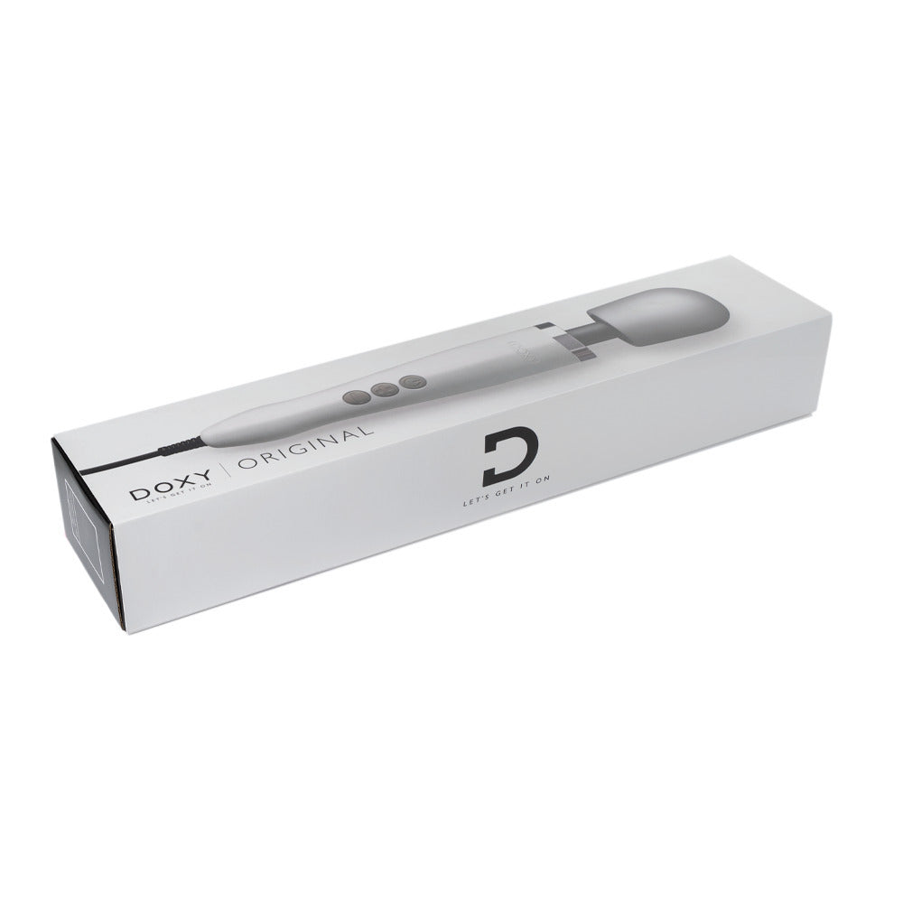 Doxy Wand Massager Black – App-Controlled Wand Vibrator | Premium Wireless UK Toy
