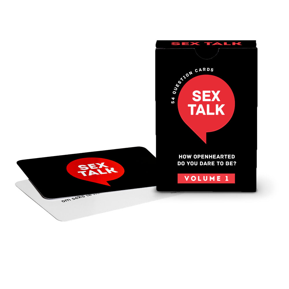 Sex Talk Volume 1 Card Game – adult bedroom game for couples fun and intimacy