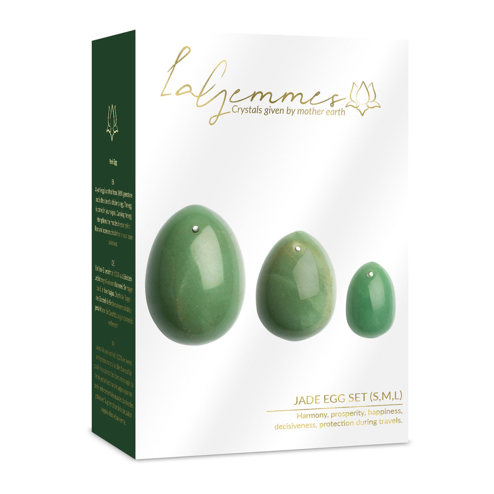 La Gemmes Yoni Egg Set Jade – Explore Enhanced Intimacy | Discreet UK Shipping