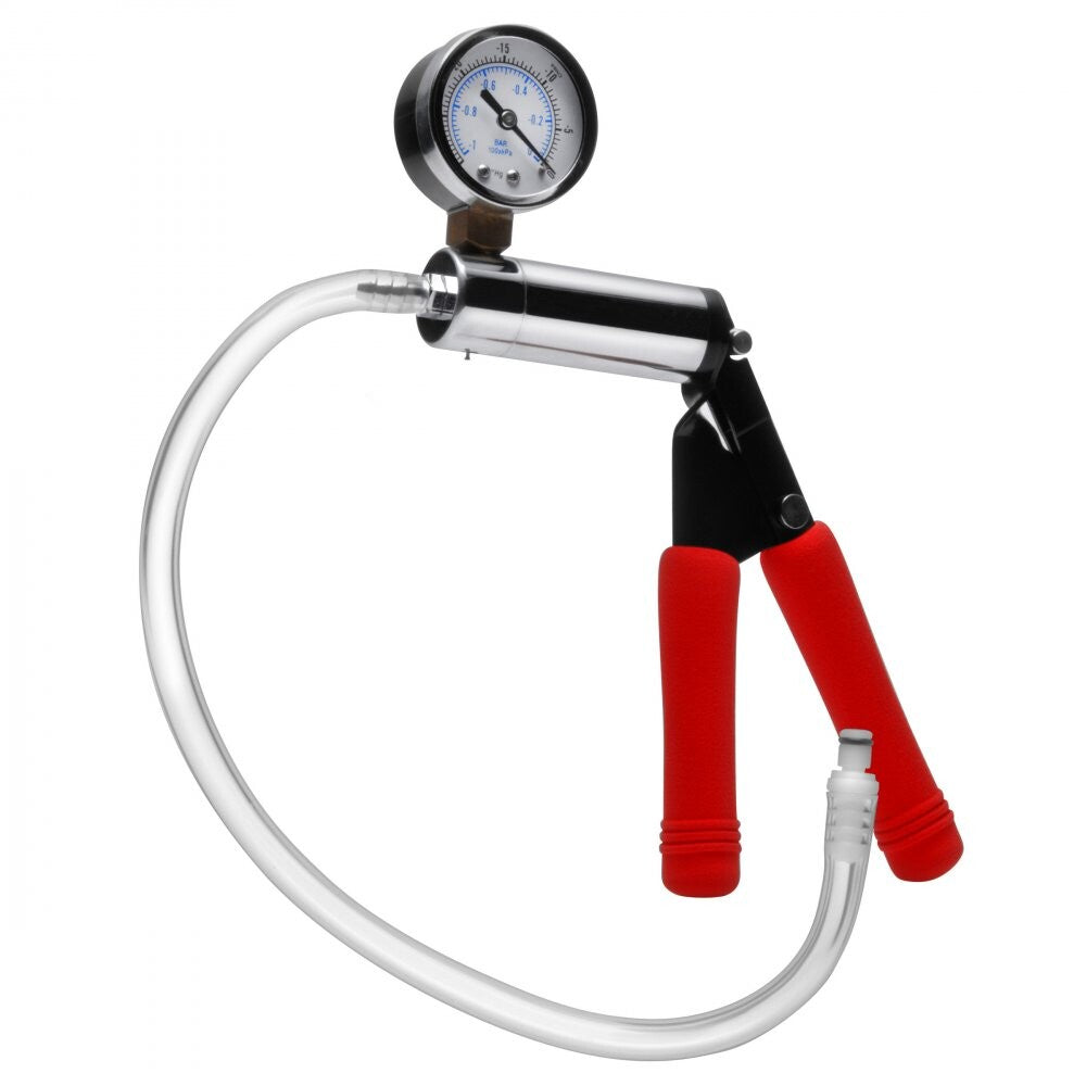 Size Matters Deluxe Steel Hand Pump – product image for adult pleasure and intimacy
