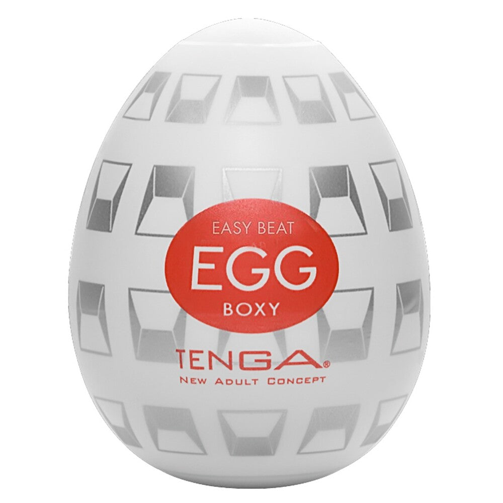 Tenga Boxy Egg Masturbator – product image for adult pleasure and intimacy