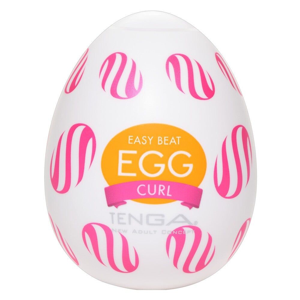 Tenga Curl Egg Masturbator – product image for adult pleasure and intimacy