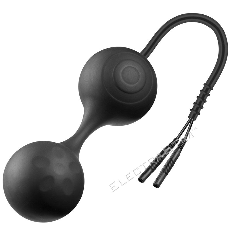 ElectraStim Silicone Noir Lula Electro Jiggle Kegel Balls – Explore Enhanced Intimacy | Discreet UK Shipping