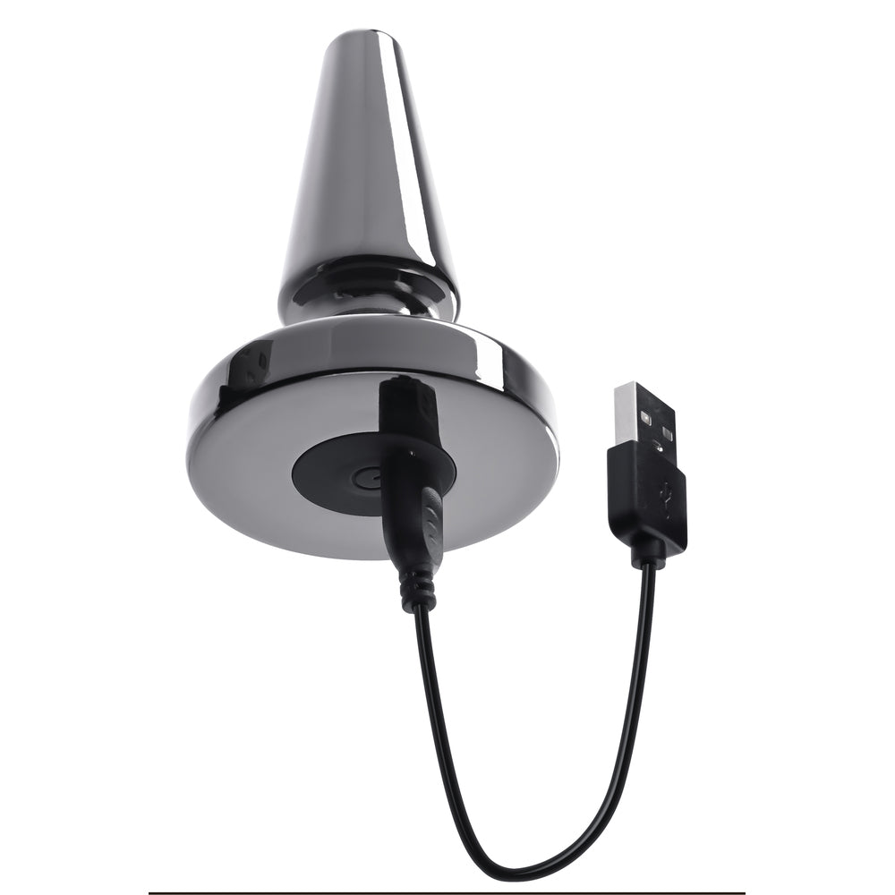 Evolved Beginner Vibrating Metal Plug – Explore Enhanced Intimacy | Discreet UK Shipping