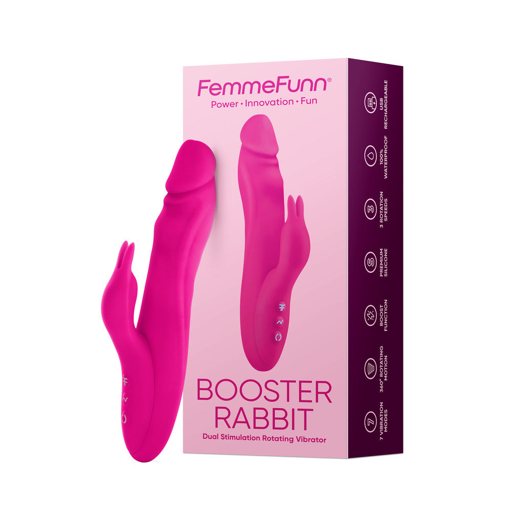 FemmeFunn Booster Rabbit Vibe – Explore Enhanced Intimacy | Discreet UK Shipping