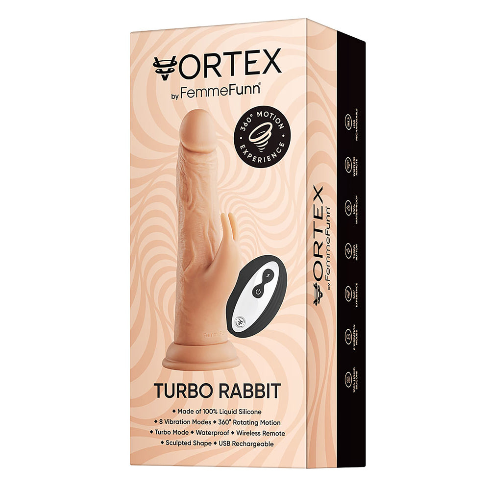 FemmeFunn Vortex Wireless Turbo Rabbit Vibe – Explore Enhanced Intimacy | Discreet UK Shipping