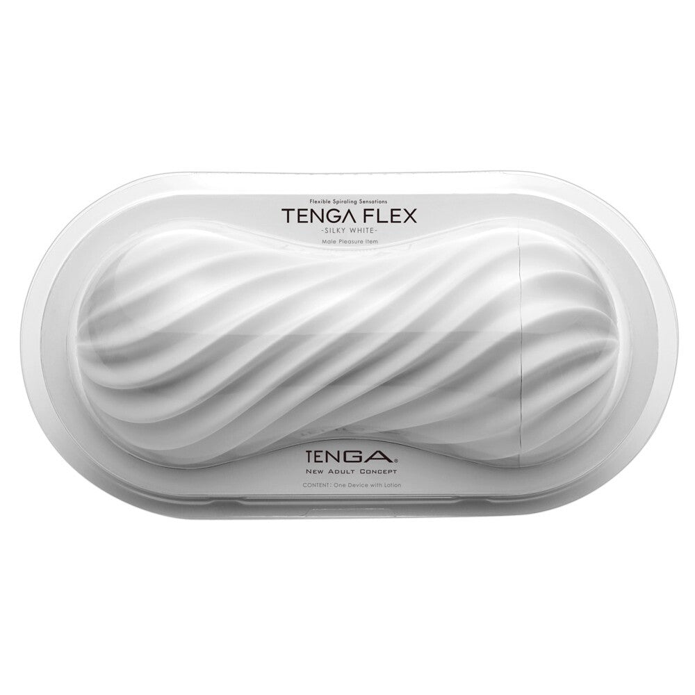 Tenga Flex Silky White Masturbator – product image for adult pleasure and intimacy