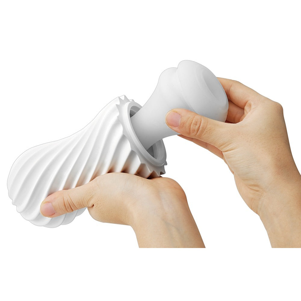Tenga Flex Silky White Masturbator – Explore Enhanced Intimacy | Discreet UK Shipping