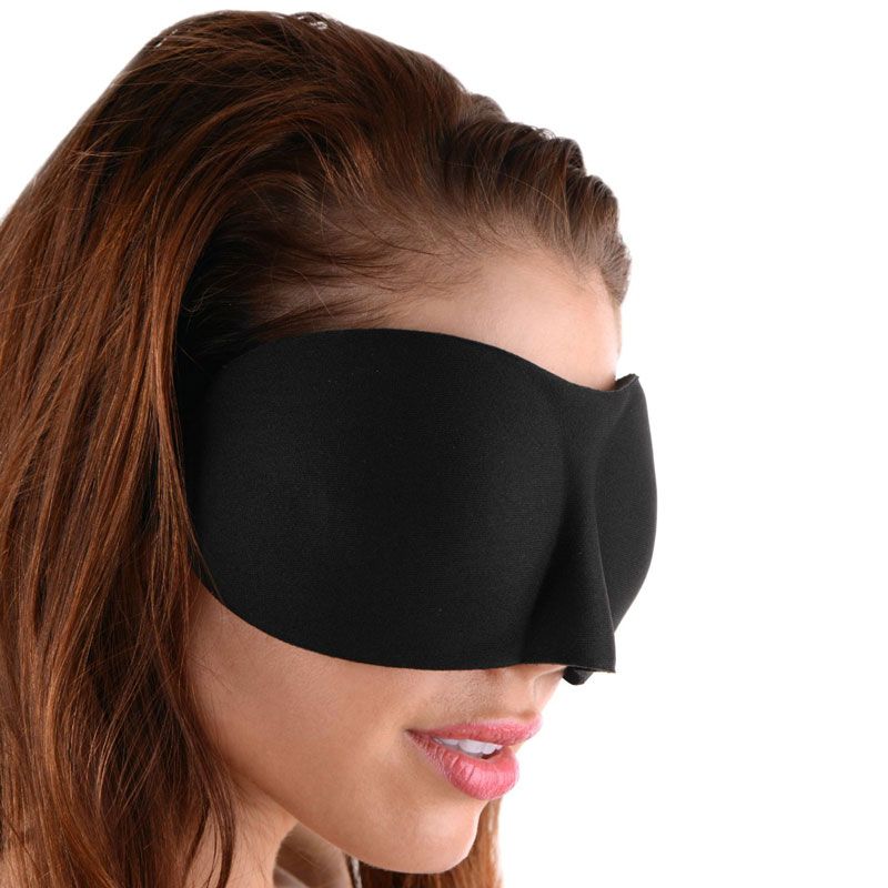 Frisky Deluxe Black Out Blindfold – product image for adult pleasure and intimacy