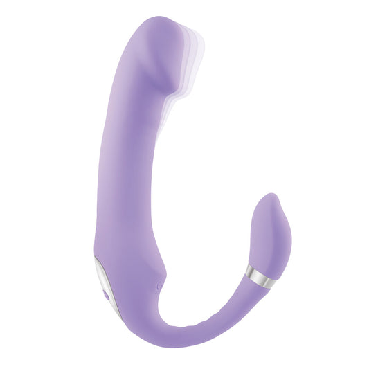Gender X Orgasmic Orchid C Shaped Vibrator – powerful waterproof vibrator for intense pleasure