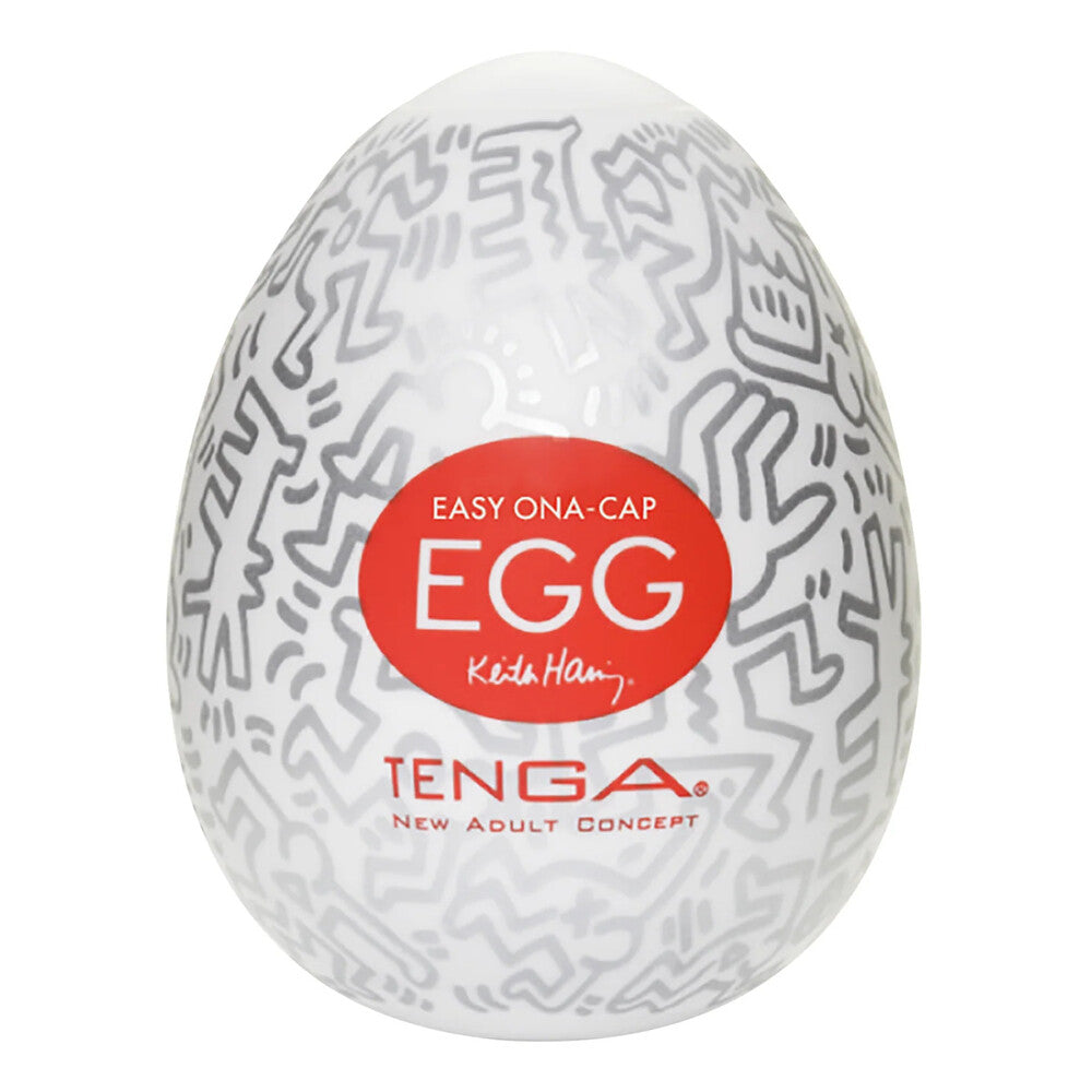 Tenga Keith Haring Party Egg Masturbator – product image for adult pleasure and intimacy
