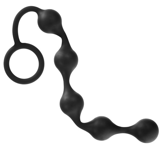 Onyx Silicone Anal Beads – product image for adult pleasure and intimacy