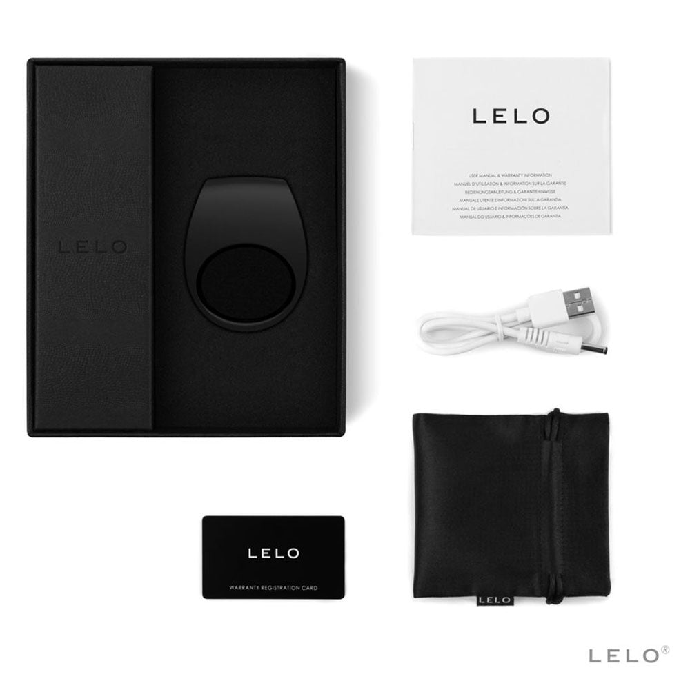 Lelo Tor 2 Black Couples Ring – Explore Enhanced Intimacy | Discreet UK Shipping