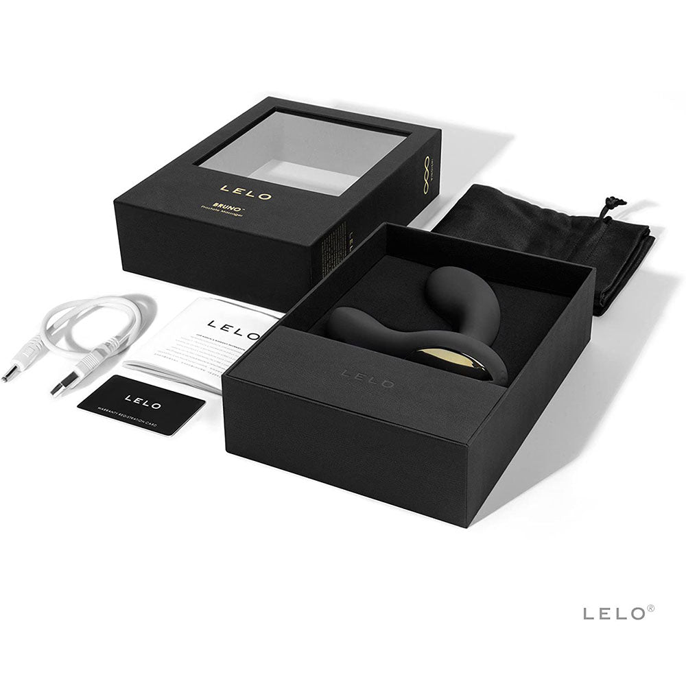 Lelo Bruno Luxury Prostate Massager Black – Explore Enhanced Intimacy | Discreet UK Shipping