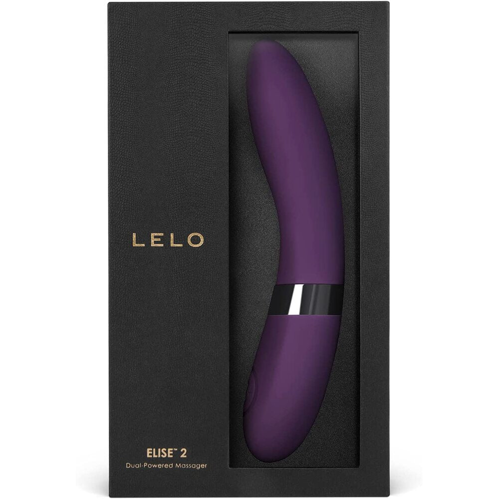 Lelo Elise 2 Plum Vibrator – Powerful Rechargeable Vibrator for Intense Pleasure | UK Exclusive