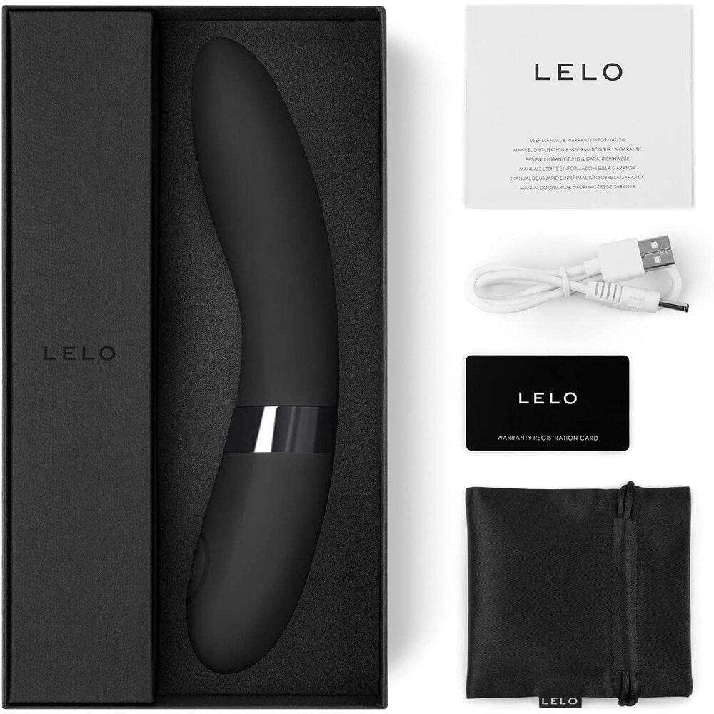 Lelo Elise 2 Dual Powered G Spot Vibrator Black – Powerful Rechargeable Vibrator for Intense Pleasure | UK Exclusive